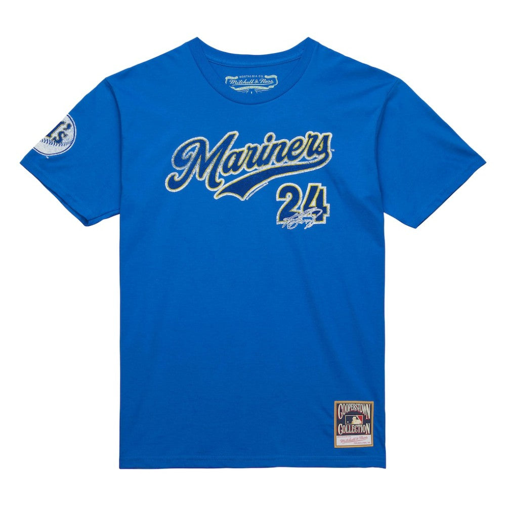 Royal Ken Griffey Jr. Seattle Mariners Mitchell & Ness Cooperstown Collection Player T-Shirt