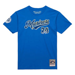 Royal Ken Griffey Jr. Seattle Mariners Mitchell & Ness Cooperstown Collection Player T-Shirt