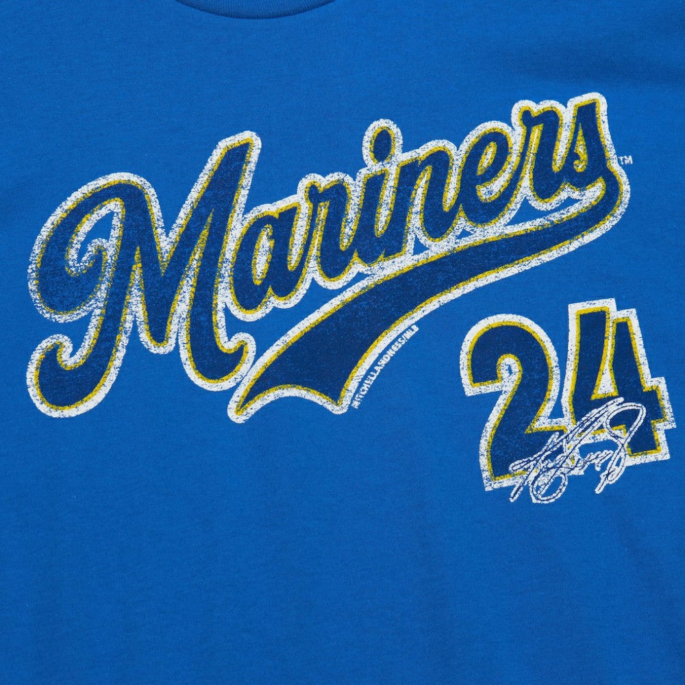 Royal Ken Griffey Jr. Seattle Mariners Mitchell & Ness Cooperstown Collection Player T-Shirt