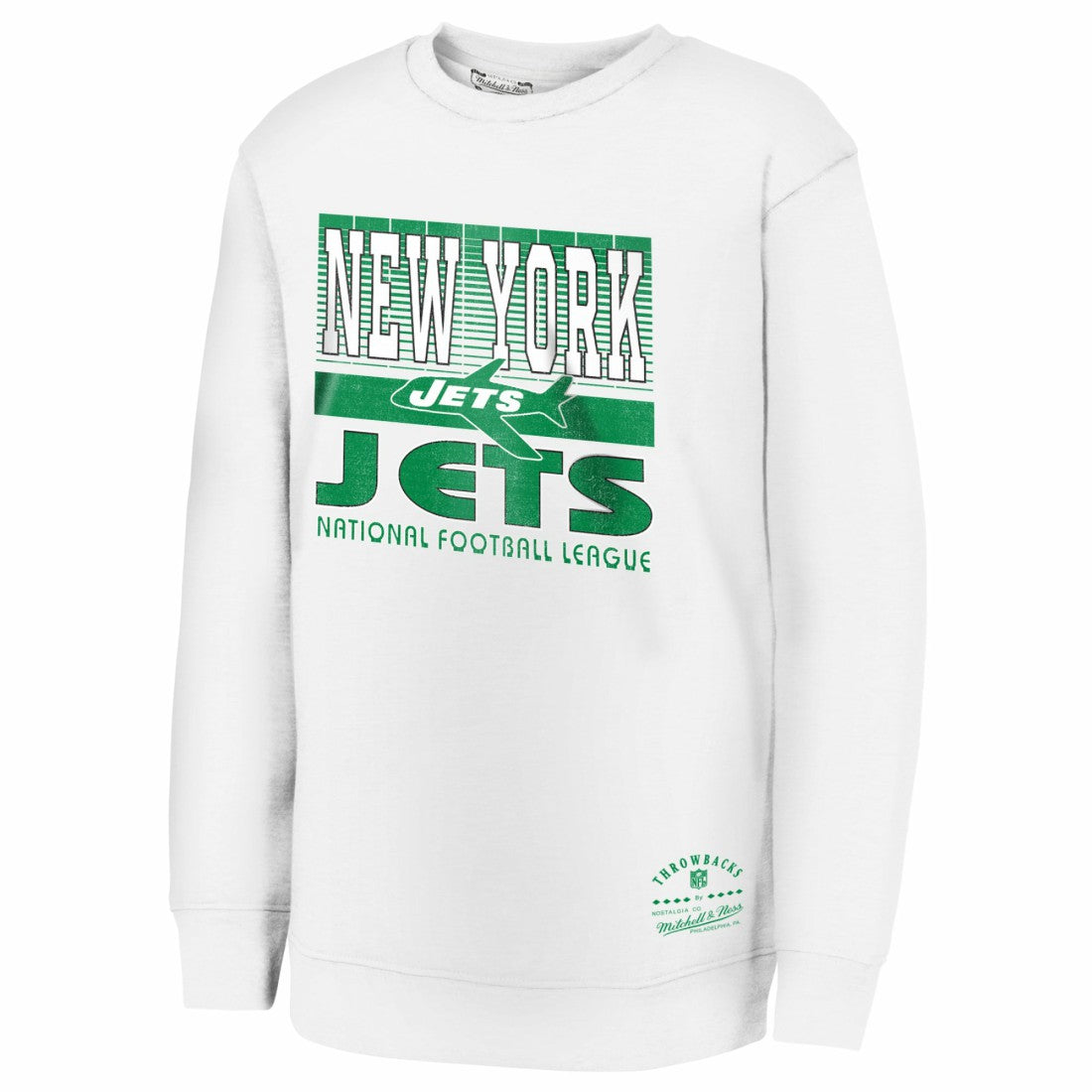 Youth Retro Big Game Fleece Pullover Sweatshirt - New York Jets Pullover