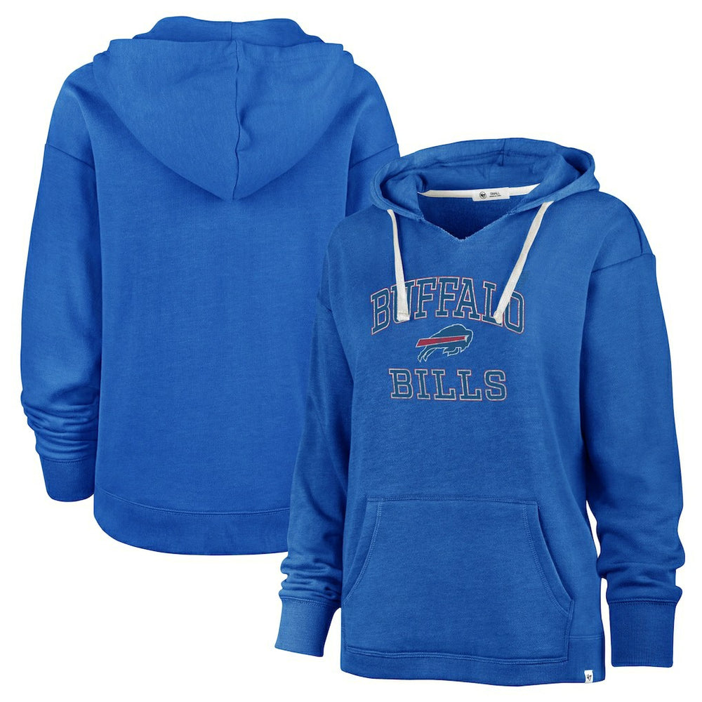 '47 Women's Plus Size Clarity Kennedy Pullover Hoodie - Buffalo Bills Hoodies