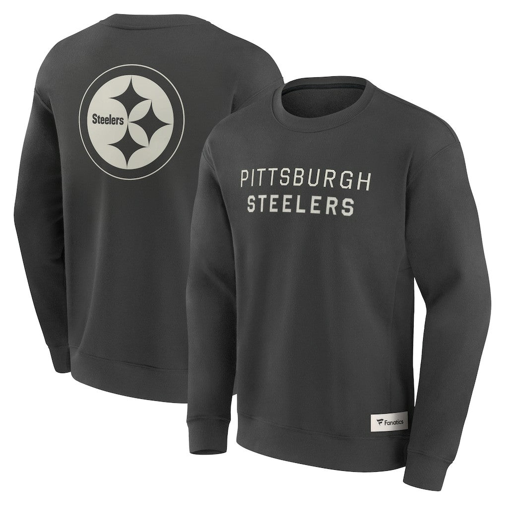 Elements Future Ground Lettering Pullover Sweatshirt - Pittsburgh Steelers Pullover