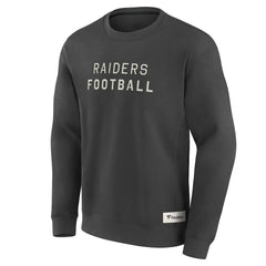 Elements Future Ground Lettering Pullover Sweatshirt - Las Vegas Raiders Pullover