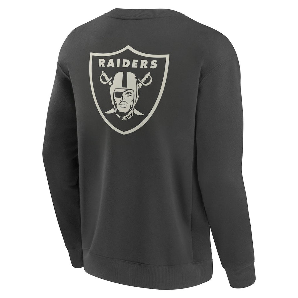 Elements Future Ground Lettering Pullover Sweatshirt - Las Vegas Raiders Pullover