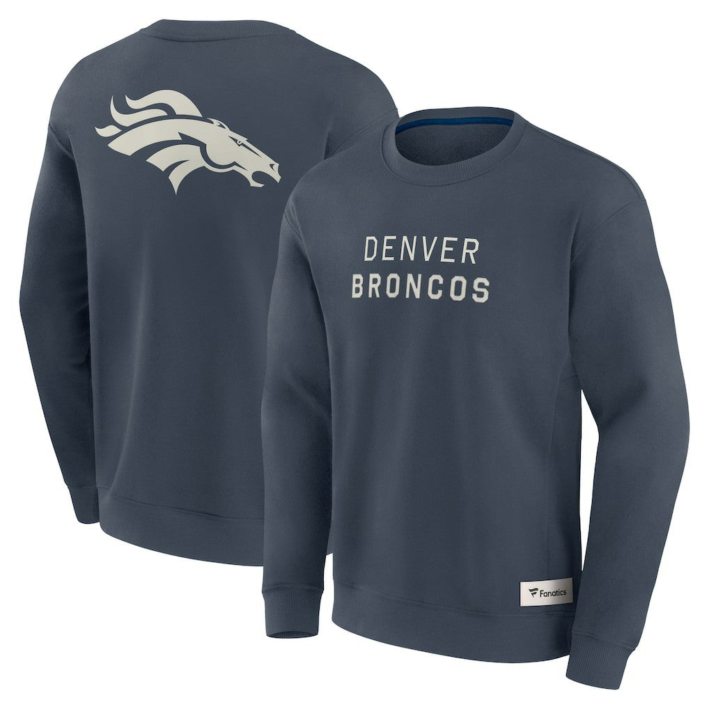 Elements Future Ground Lettering Pullover Sweatshirt - Denver Broncos Pullover