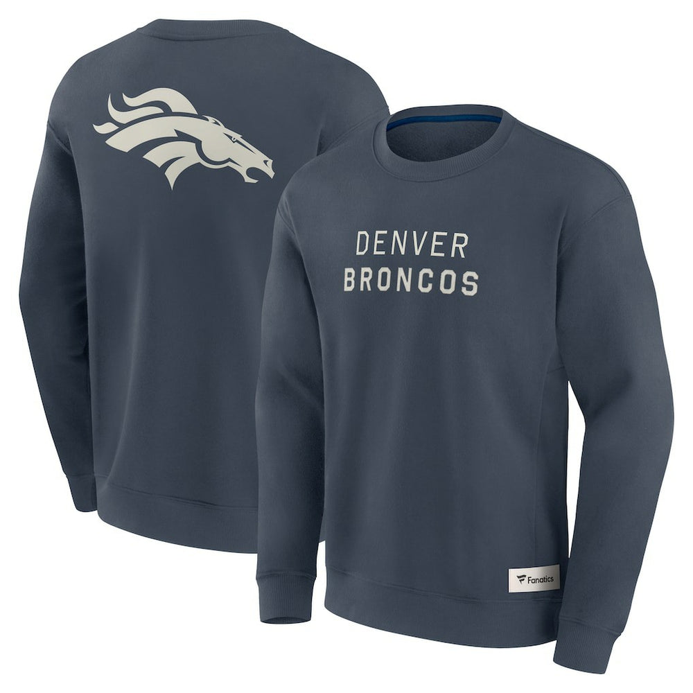 Elements Future Ground Lettering Pullover Sweatshirt - Denver Broncos Pullover