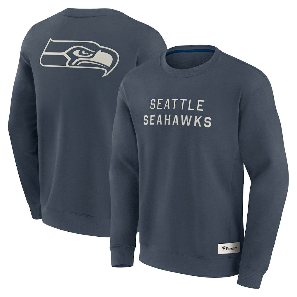 Elements Future Ground Lettering Pullover Sweatshirt - Seattle Seahawks Pullover