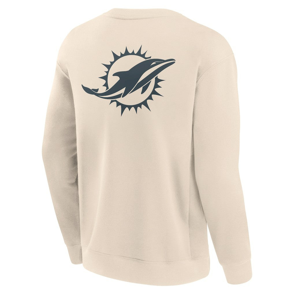 Elements Future Ground Lettering Pullover Sweatshirt - Miami Dolphins Pullover