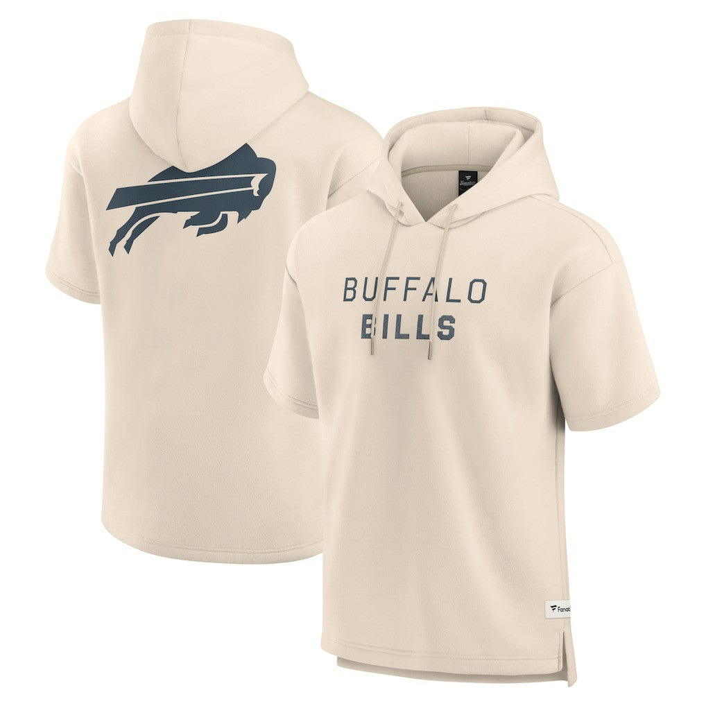 Elements Future Ground Lettering Short Sleeve Pullover Hoodie - Buffalo Bills Hoodies