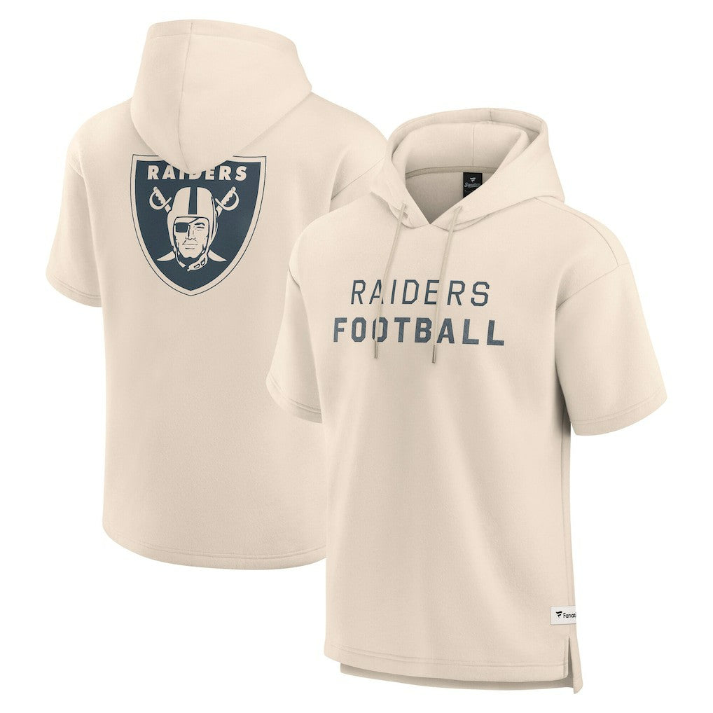 Elements Future Ground Lettering Short Sleeve Pullover Hoodie - Las Vegas Raiders Hoodies