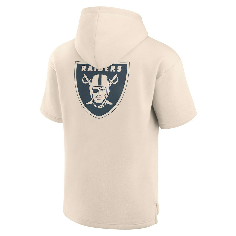 Elements Future Ground Lettering Short Sleeve Pullover Hoodie - Las Vegas Raiders Hoodies