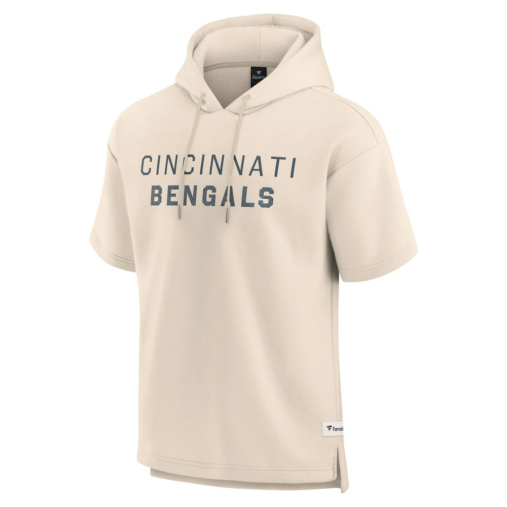 Elements Future Ground Lettering Short Sleeve Pullover Hoodie - Cincinnati Bengals Hoodies