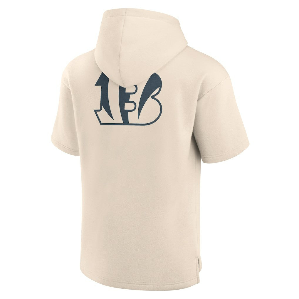 Elements Future Ground Lettering Short Sleeve Pullover Hoodie - Cincinnati Bengals Hoodies