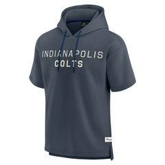 Elements Future Ground Lettering Short Sleeve Pullover Hoodie - Indianapolis Colts Hoodies