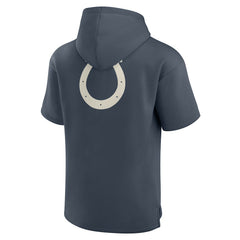 Elements Future Ground Lettering Short Sleeve Pullover Hoodie - Indianapolis Colts Hoodies