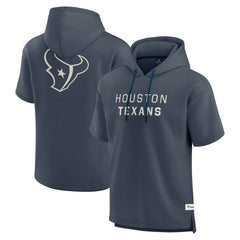 Elements Future Ground Lettering Short Sleeve Pullover Hoodie - Houston Texans Hoodies