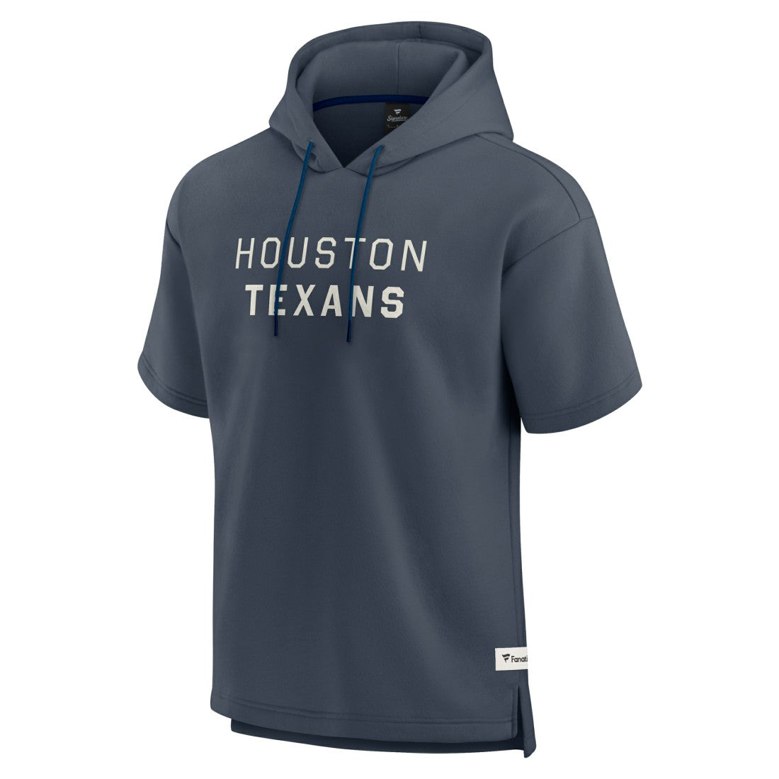 Elements Future Ground Lettering Short Sleeve Pullover Hoodie - Houston Texans Hoodies