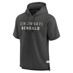 Elements Future Ground Lettering Short Sleeve Pullover Hoodie - Cincinnati Bengals Hoodies