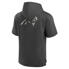 Elements Future Ground Lettering Short Sleeve Pullover Hoodie - Carolina Panthers Hoodies