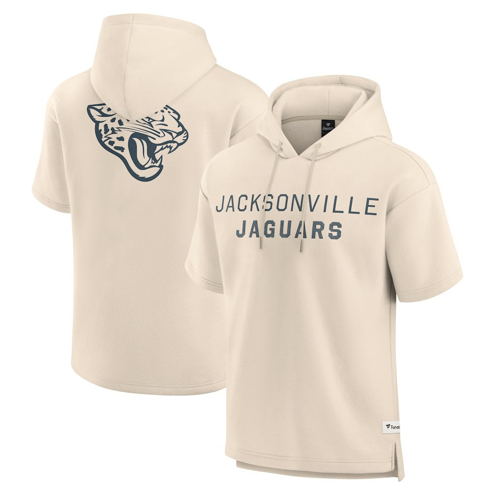Elements Future Ground Lettering Short Sleeve Pullover Hoodie - Jacksonville Jaguars Hoodies