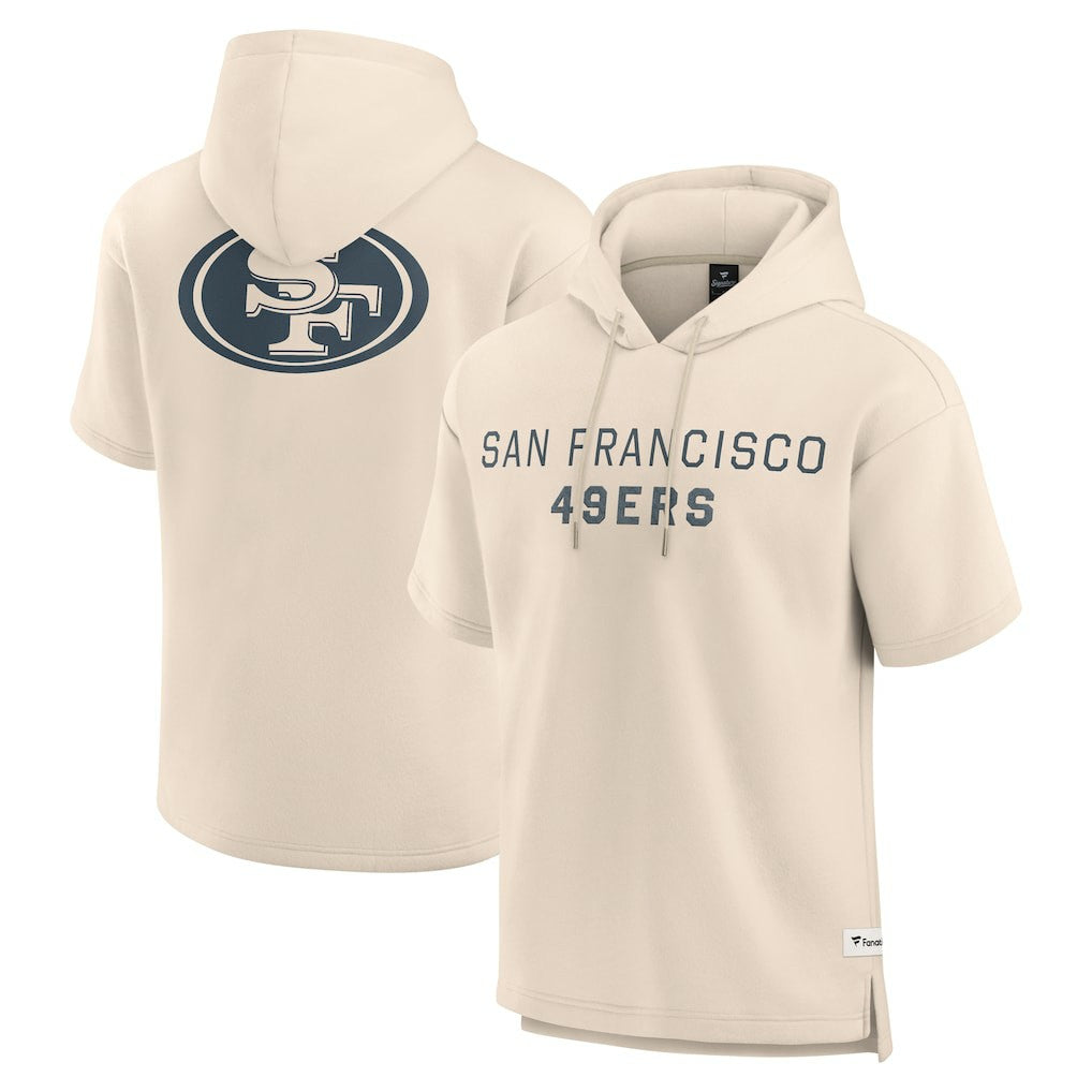 Elements Future Ground Lettering Short Sleeve Pullover Hoodie - San Francisco 49ers Hoodies