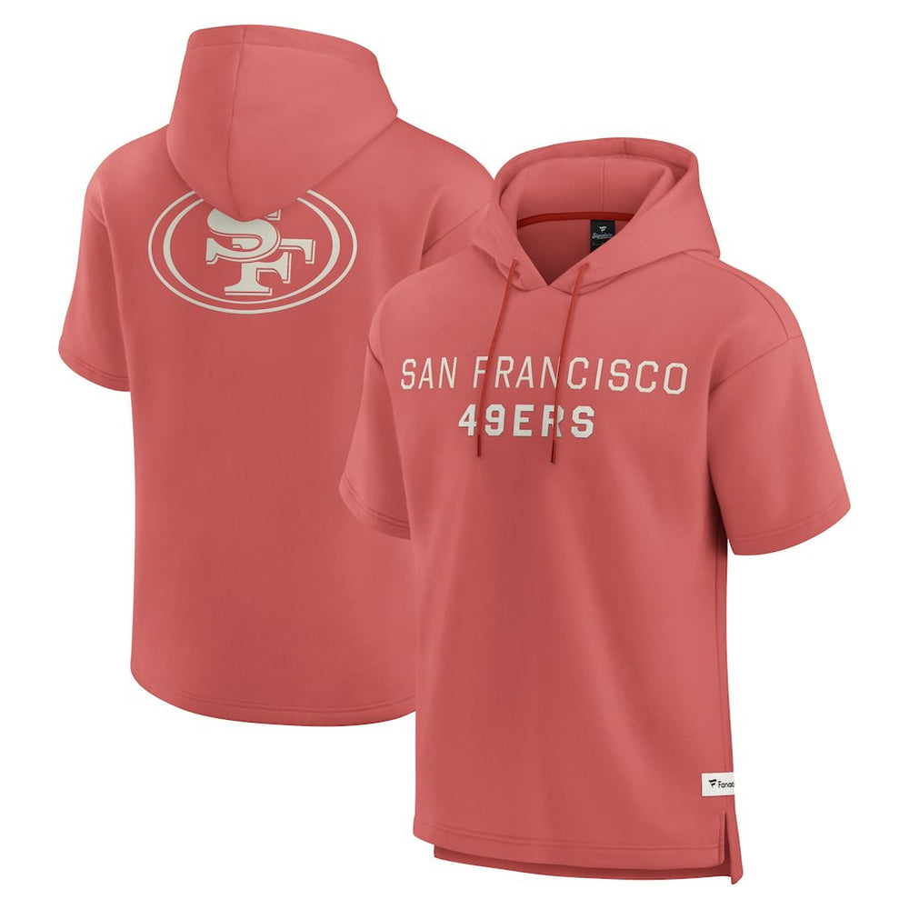 Elements Future Ground Lettering Short Sleeve Pullover Hoodie - San Francisco 49ers Hoodies