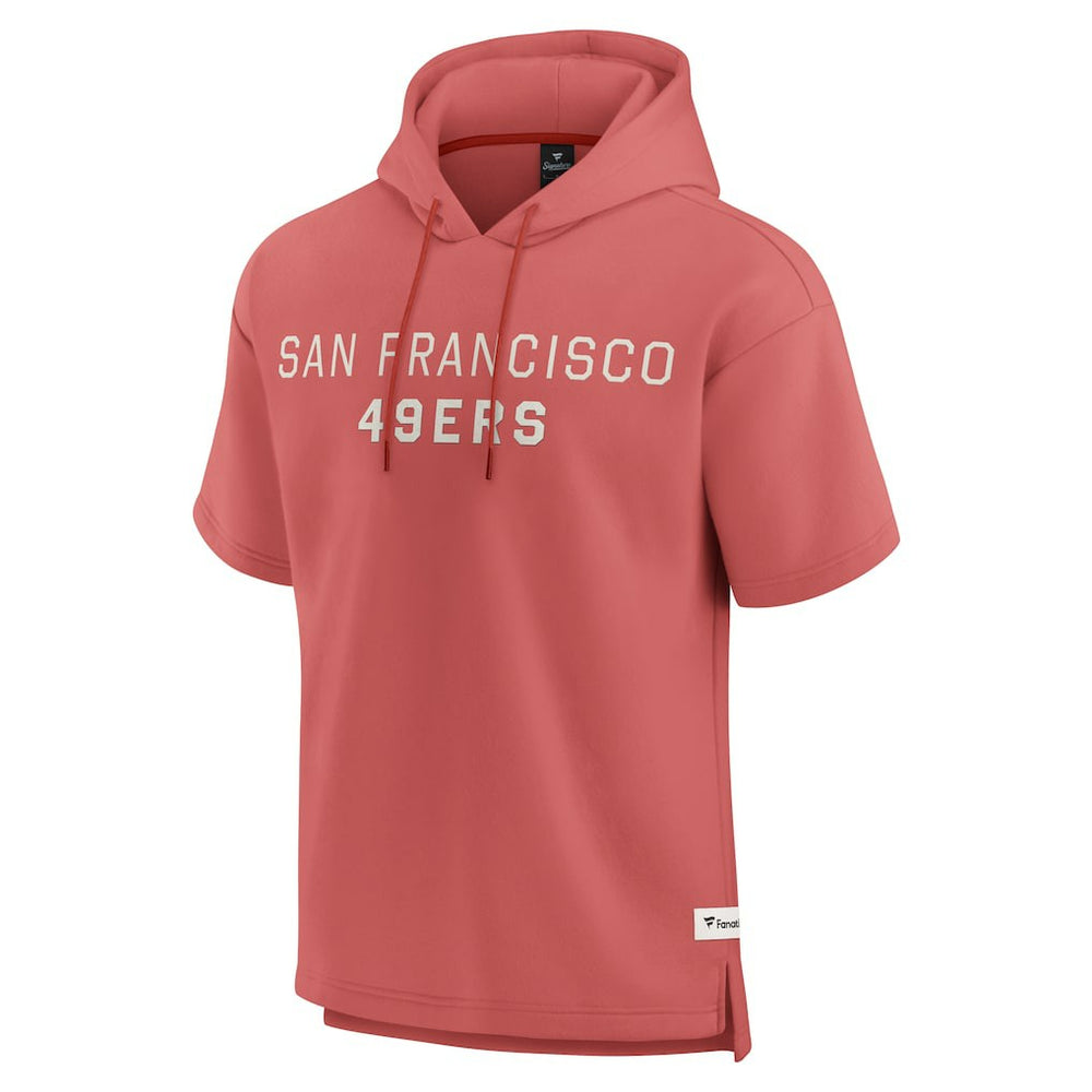 Elements Future Ground Lettering Short Sleeve Pullover Hoodie - San Francisco 49ers Hoodies