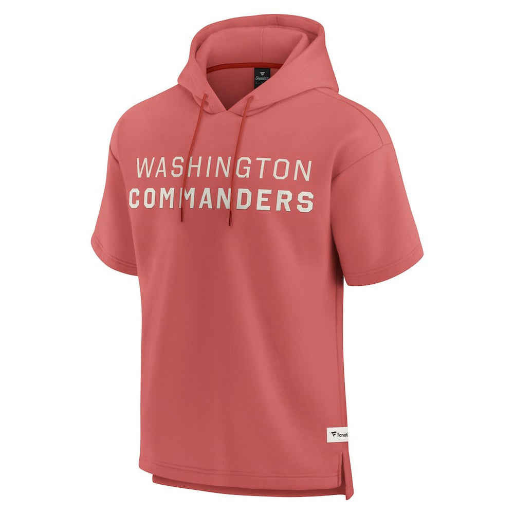 Elements Future Ground Lettering Short Sleeve Pullover Hoodie - Washington Commanders Hoodies