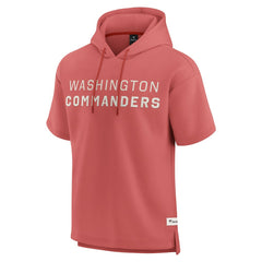 Elements Future Ground Lettering Short Sleeve Pullover Hoodie - Washington Commanders Hoodies