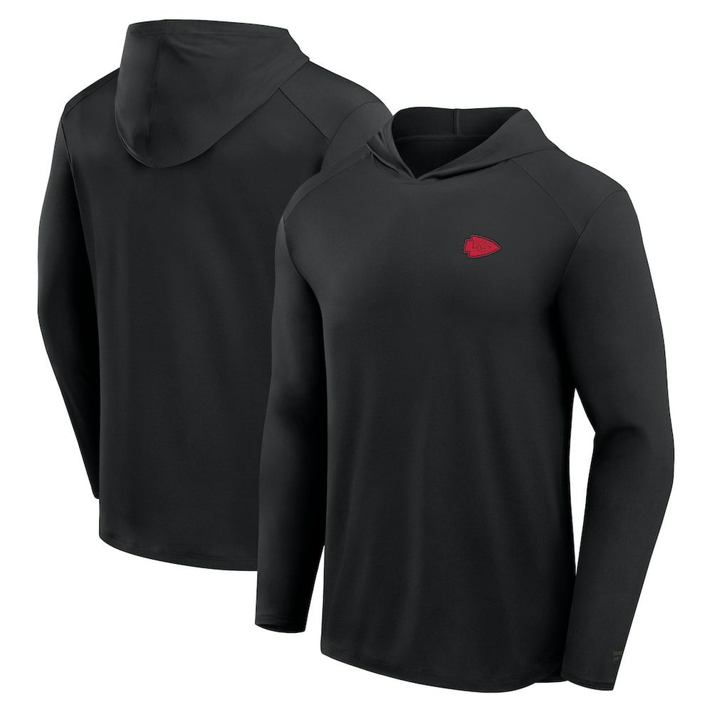 Front Office Power Mono Long Sleeve Hoodie T-Shirt - Kansas City Chiefs Hoodies