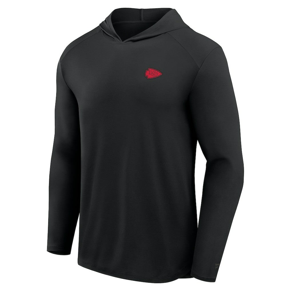 Front Office Power Mono Long Sleeve Hoodie T-Shirt - Kansas City Chiefs Hoodies