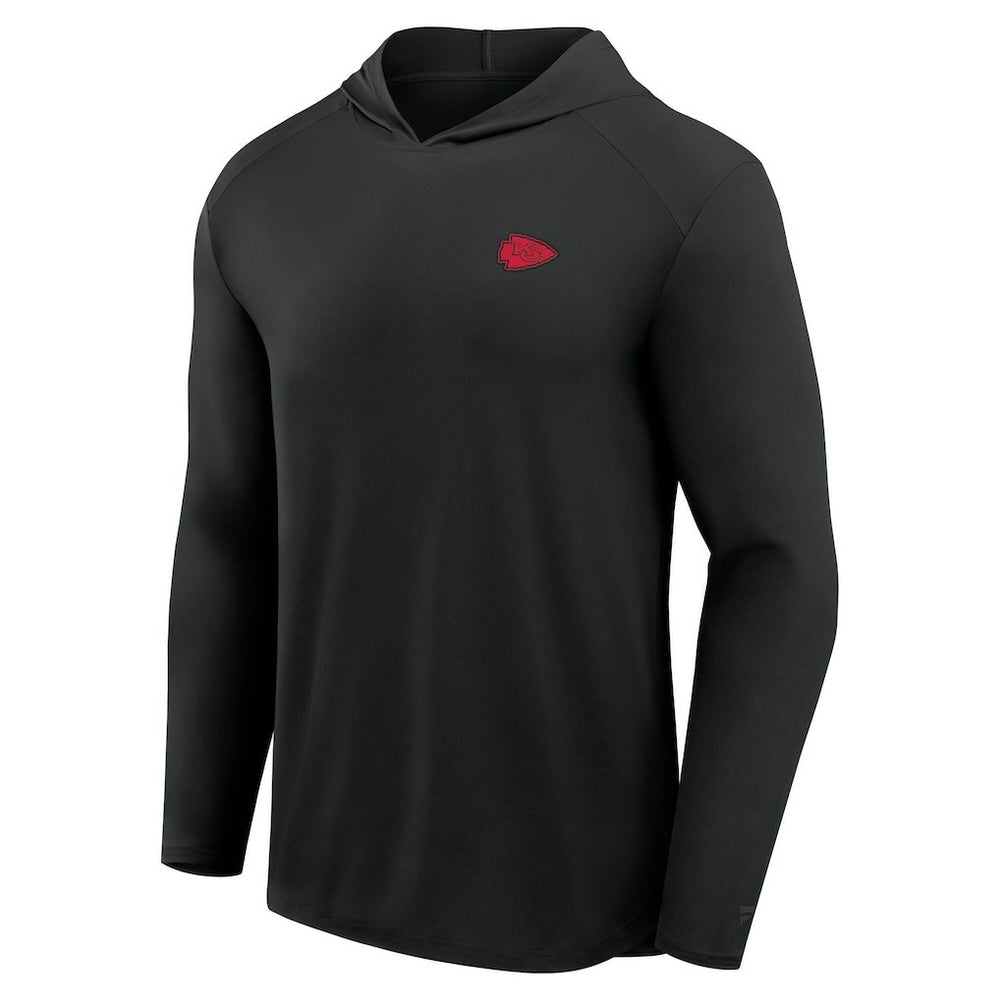 Front Office Power Mono Long Sleeve Hoodie T-Shirt - Kansas City Chiefs Hoodies