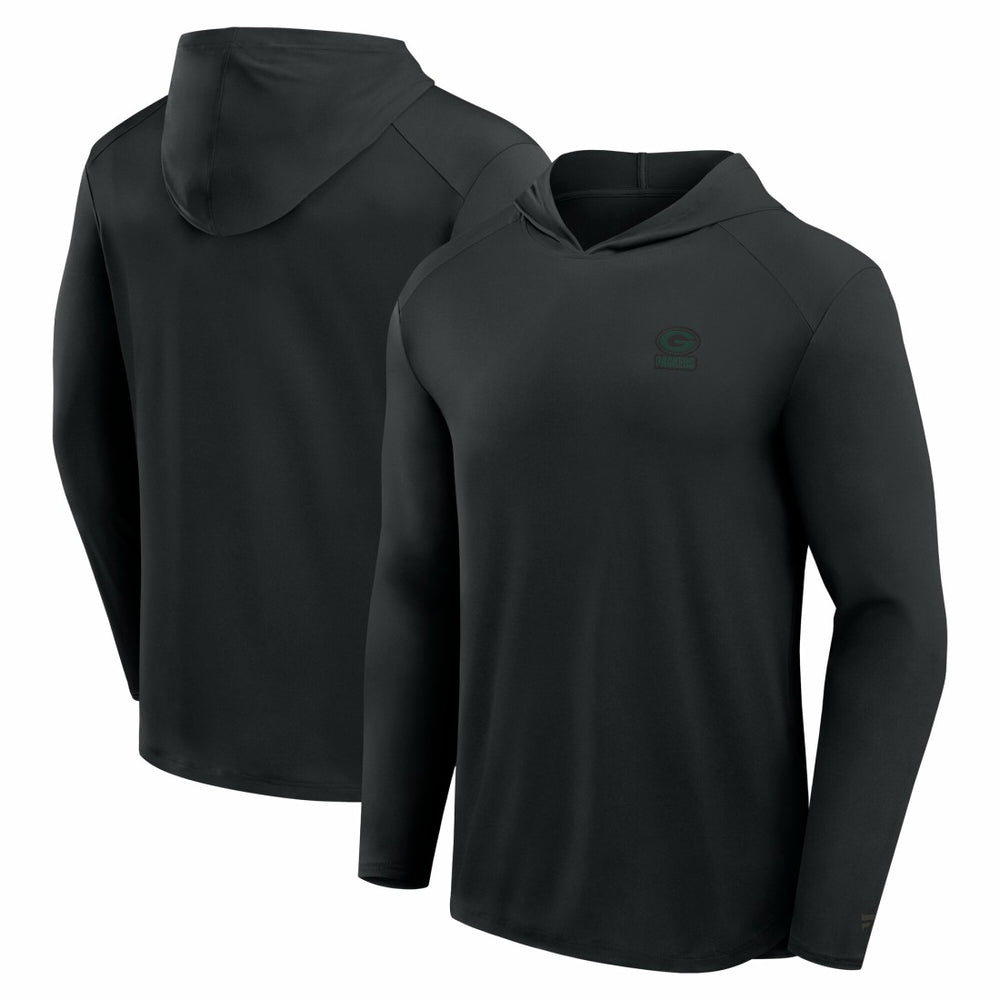 Front Office Power Mono Long Sleeve Hoodie T-Shirt - Green Bay Packers Hoodies
