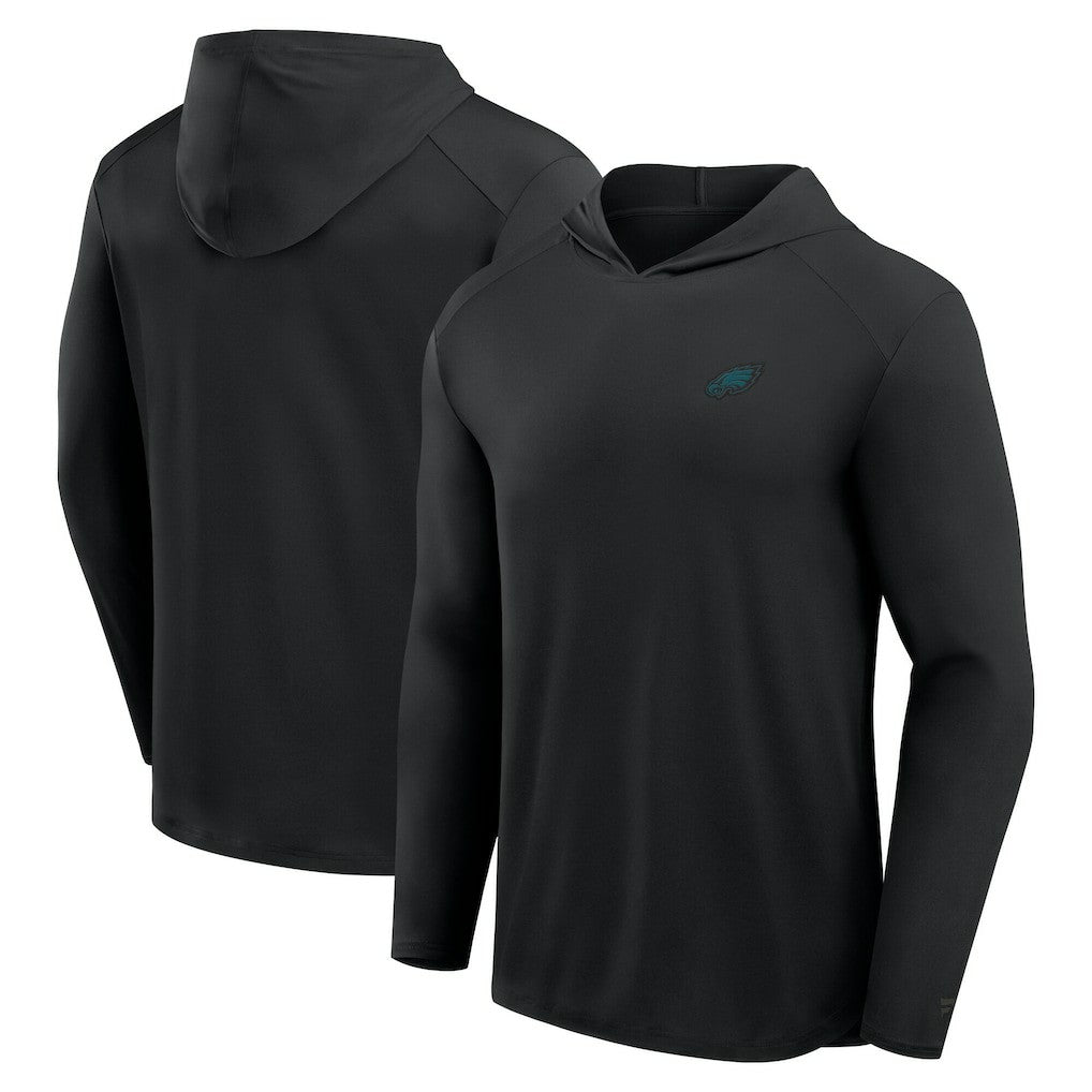 Front Office Power Mono Long Sleeve Hoodie T-Shirt - Philadelphia Eagles Hoodies