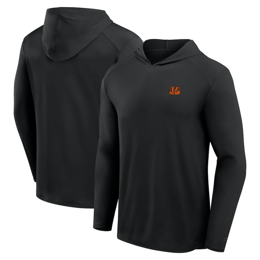Front Office Power Mono Long Sleeve Hoodie T-Shirt - Cincinnati Bengals Hoodies