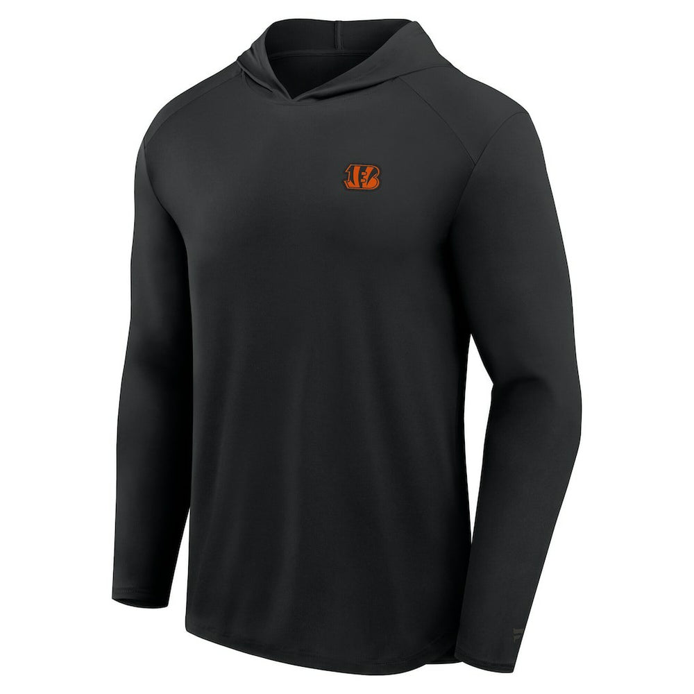 Front Office Power Mono Long Sleeve Hoodie T-Shirt - Cincinnati Bengals Hoodies