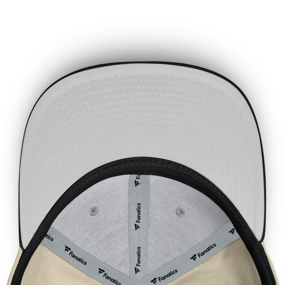 Natural/Black Tampa Bay Rays Fanatics Cooperstown Collection Bounder Snapback Hat
