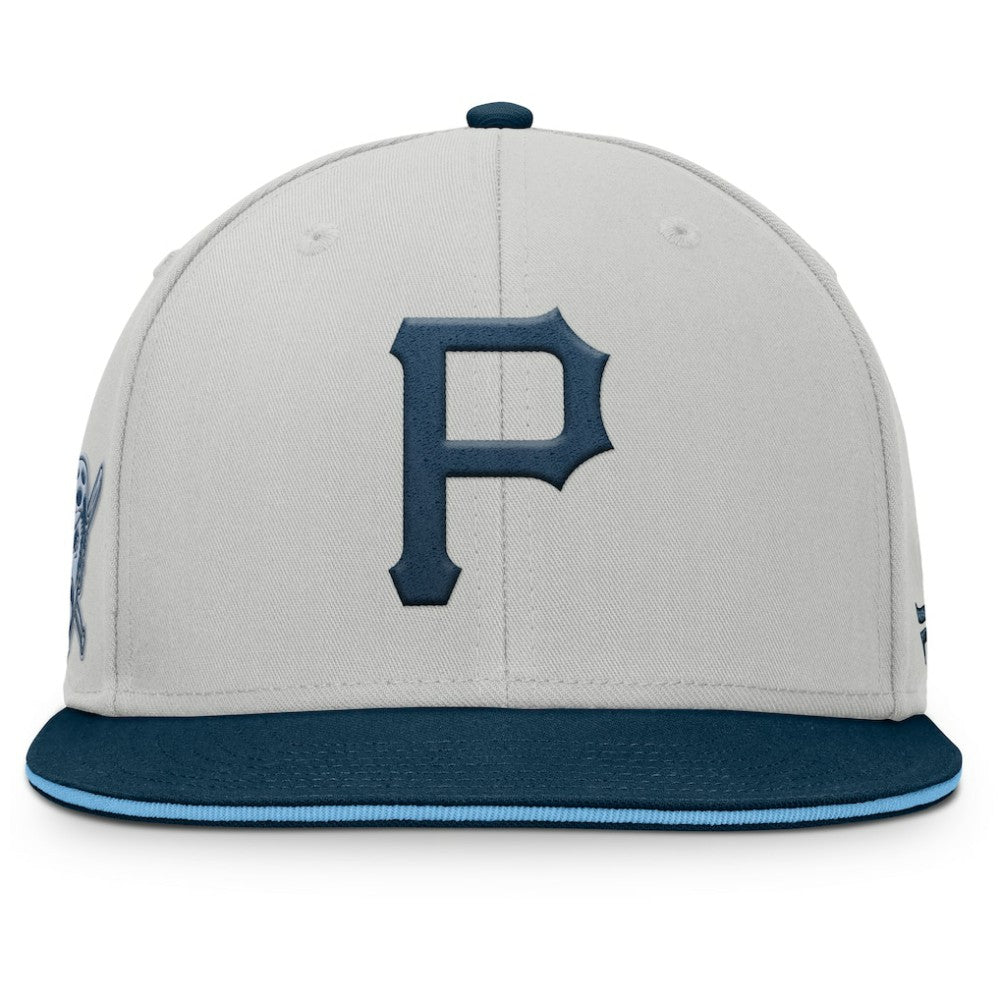 Gray Pittsburgh Pirates Fanatics Knuckleball Snapback Hat