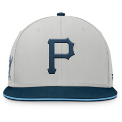 Gray Pittsburgh Pirates Fanatics Knuckleball Snapback Hat