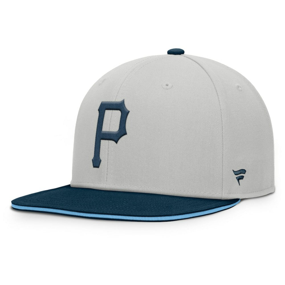 Gray Pittsburgh Pirates Fanatics Knuckleball Snapback Hat