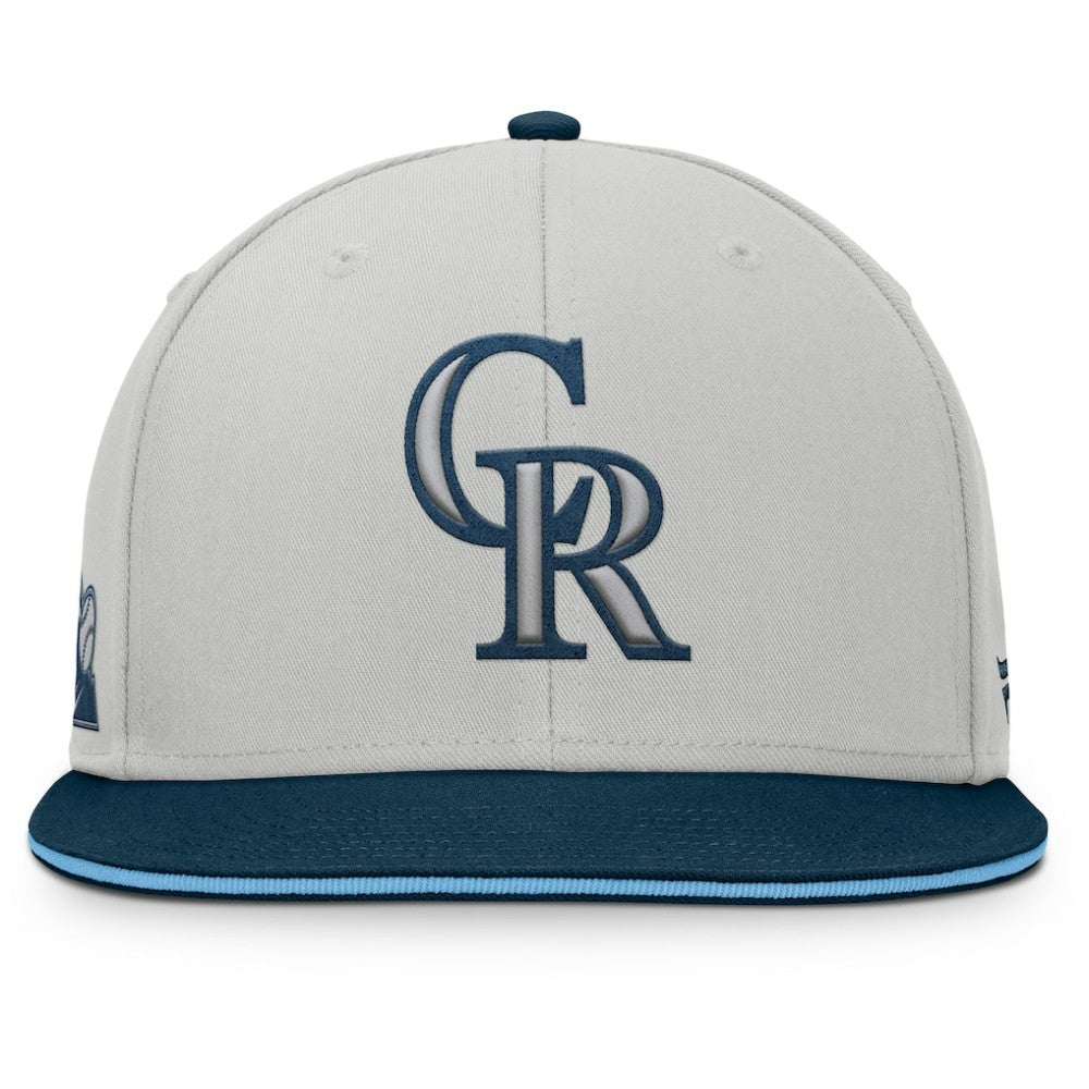Gray Colorado Rockies Fanatics Knuckleball Snapback Hat