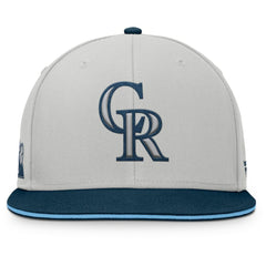 Gray Colorado Rockies Fanatics Knuckleball Snapback Hat
