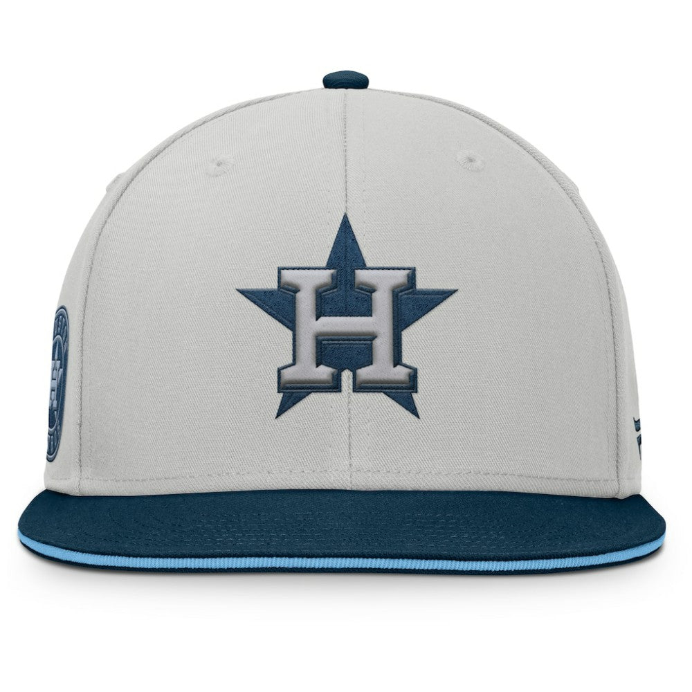 Gray Houston Astros Fanatics Knuckleball Snapback Hat