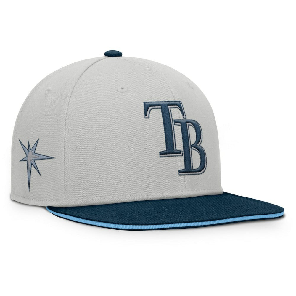 Gray Tampa Bay Rays Fanatics Knuckleball Snapback Hat