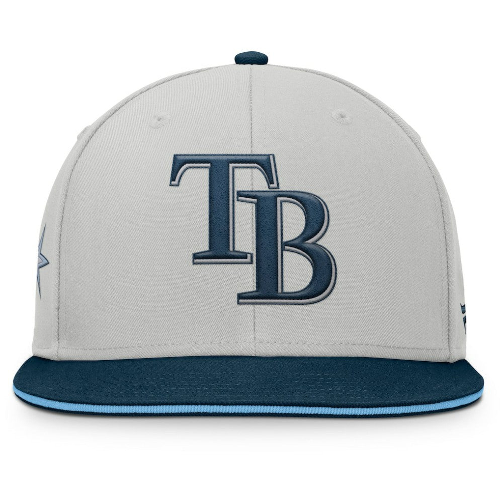 Gray Tampa Bay Rays Fanatics Knuckleball Snapback Hat
