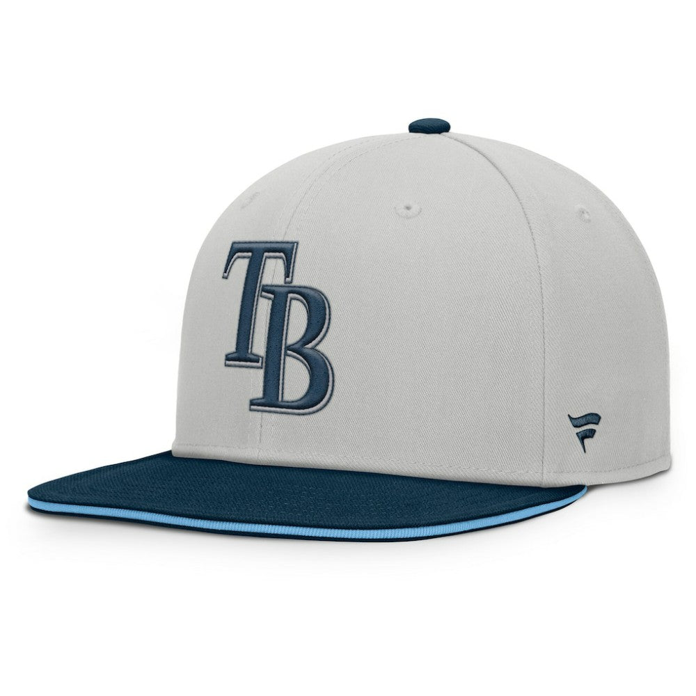 Gray Tampa Bay Rays Fanatics Knuckleball Snapback Hat