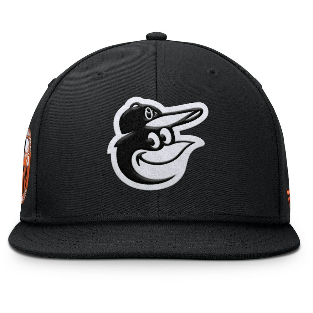 Black Baltimore Orioles Fanatics Walk-Off Bullpen Snapback Hat