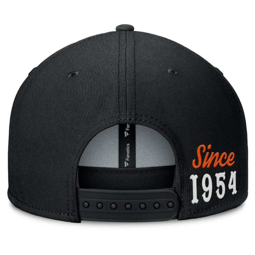 Black Baltimore Orioles Fanatics Walk-Off Bullpen Snapback Hat