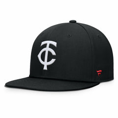 Black Minnesota Twins Fanatics Walk-Off Bullpen Snapback Hat