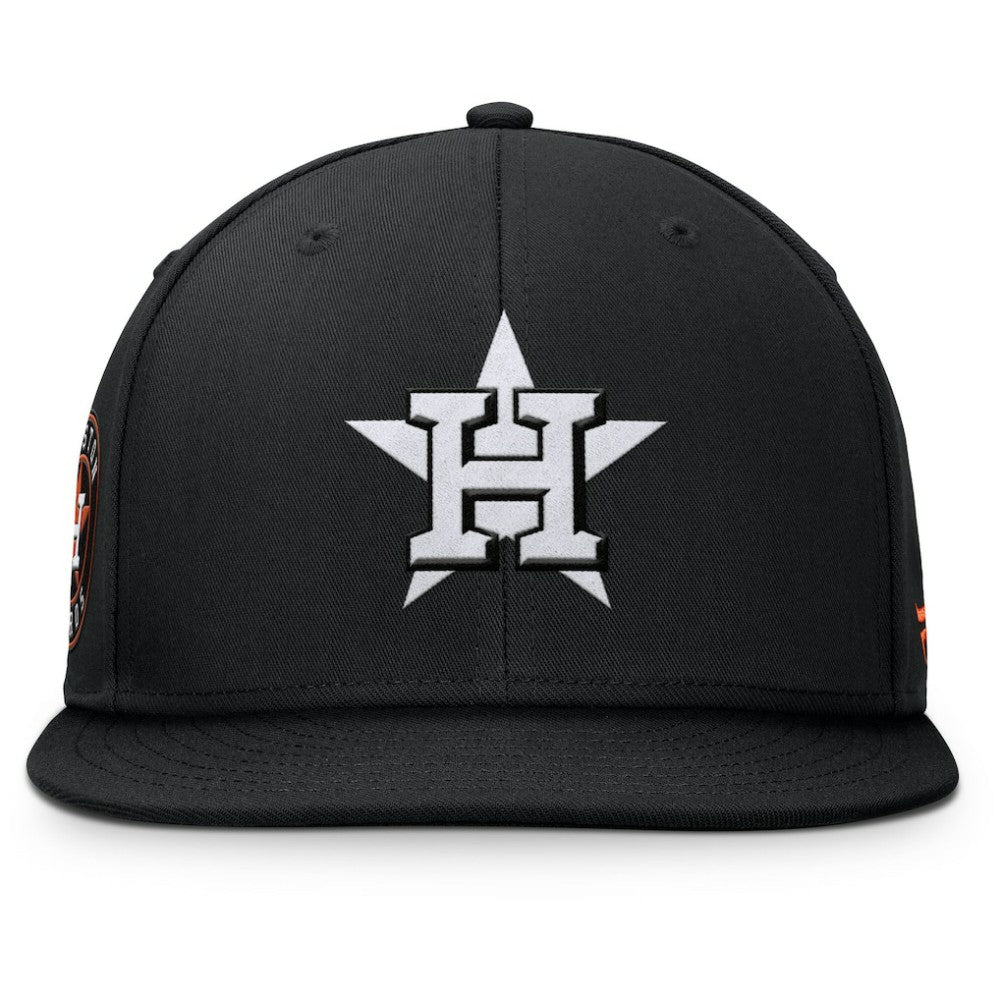 Black Houston Astros Fanatics Walk-Off Bullpen Snapback Hat